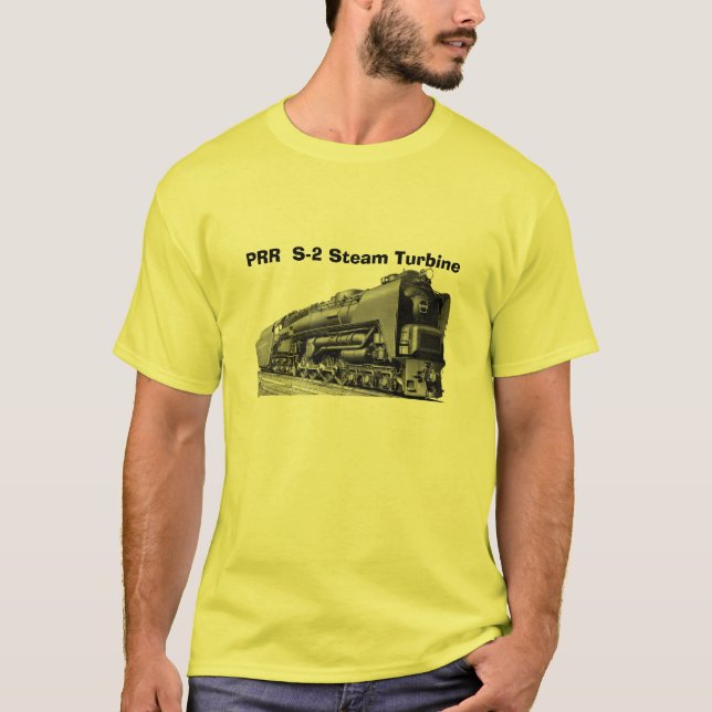 Baldwin Locomotive S-2 PRR Steam Turbine T-Shirt (Front)