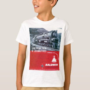 Baldwin Locomotive S-2 Steam Locomotive T-Shirt