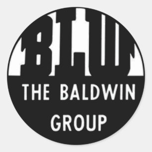 Baldwin Locomotive Works Classic Round Sticker