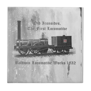 Baldwin Locomotive Works ,Old Ironsides 1832       Tile