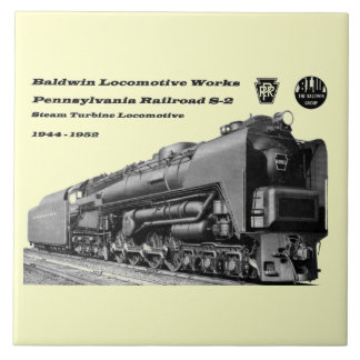 Baldwin Locomotive Works S-2 PRR Steam Turbine Tile