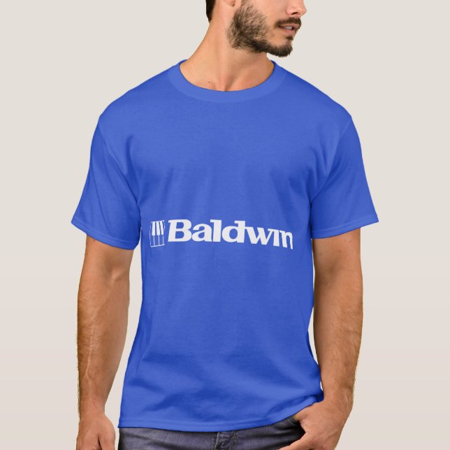 Baldwin Piano Keyboards Brands T-Shirt (Front)