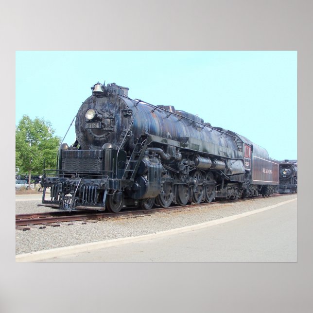 Baldwin- Reading Railroad Locomotive 2124 Poster (Front)