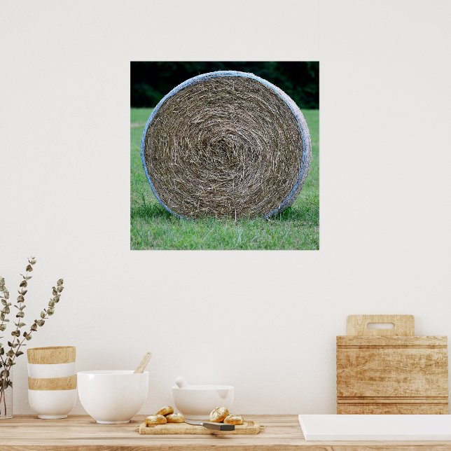 Bale of hay  poster (Kitchen)