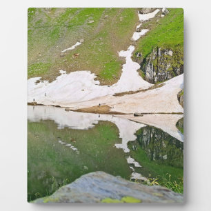 Balea Lake Alpine Landscape - Wild Nature Romania Plaque
