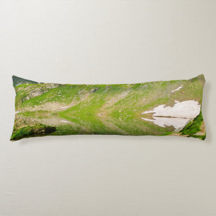 Balea Lake Mountain Slope – Romania Alpine Print Body Cushion