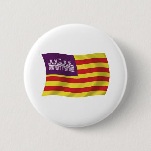 Balearic Islands Flag Button