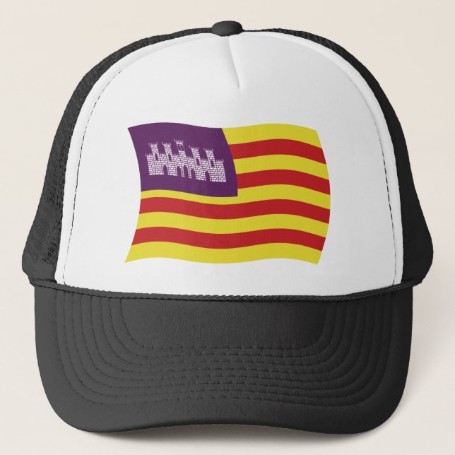 Balearic Islands Flag Hat (Front)