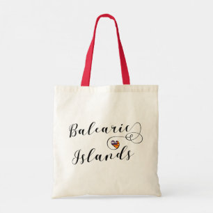 Balearic Islands Flag Heart, The Balearics Tote Ba Bag