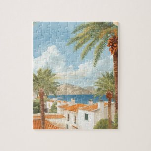 Balearic Islands Vintage French Travel Jigsaw Puzzle