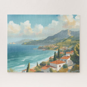 Balearic Islands Vintage French Travel Jigsaw Puzzle