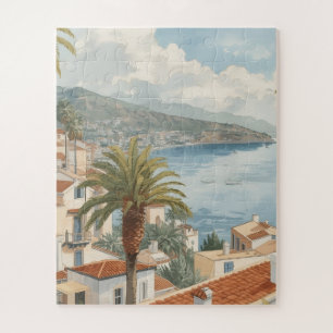 Balearic Islands Vintage French Travel Jigsaw Puzzle