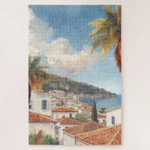 Balearic Islands Vintage French Travel Jigsaw Puzzle