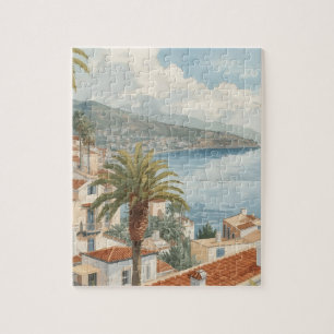 Balearic Islands Vintage French Travel Jigsaw Puzzle