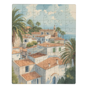 Balearic Islands Vintage French Travel Jigsaw Puzzle
