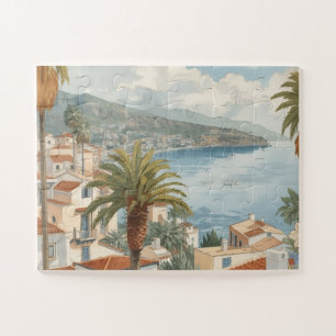 Balearic Islands Vintage French Travel Jigsaw Puzzle