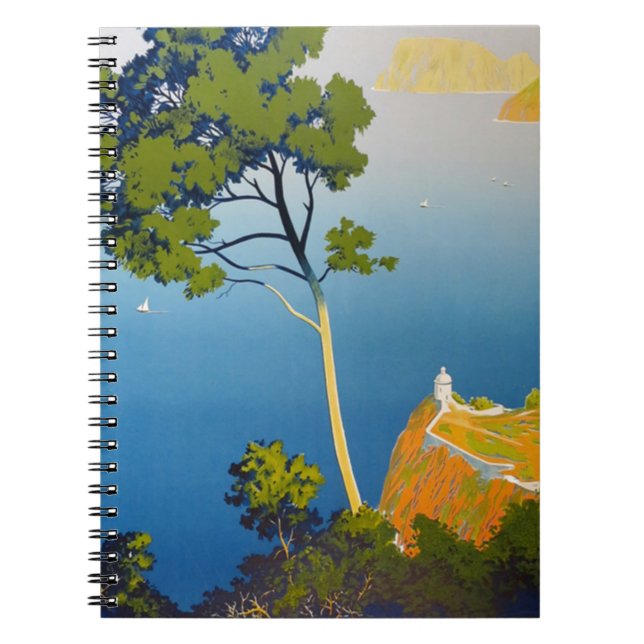 Balearic Islands Vintage French Travel Notebook (Front)