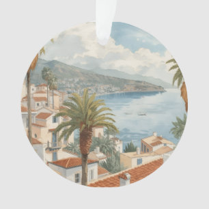 Balearic Islands Vintage French Travel Ornament