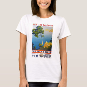Balearic Islands Vintage French Travel T-Shirt