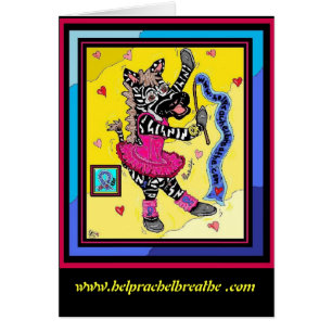 Baleeria Zebra Card