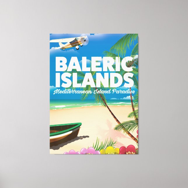 baleric islands Mediterranean paradise Canvas Print (Front)
