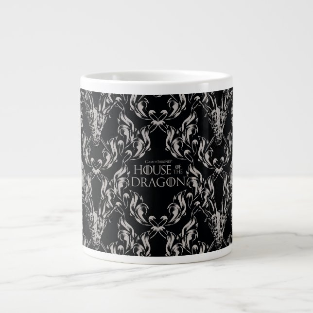 Balerion Skull Pattern Large Coffee Mug (Front)