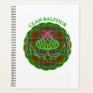 Balfour Scottish Tartan Celtic Thistle Planner