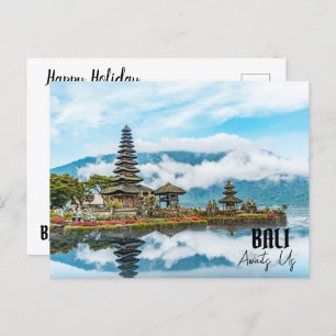 BALI AWAITS US HOLIDAY POSTCARD