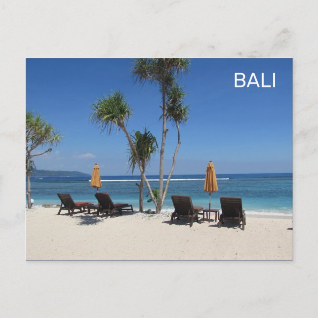 Bali Beach Indonesia Postcard (Front)