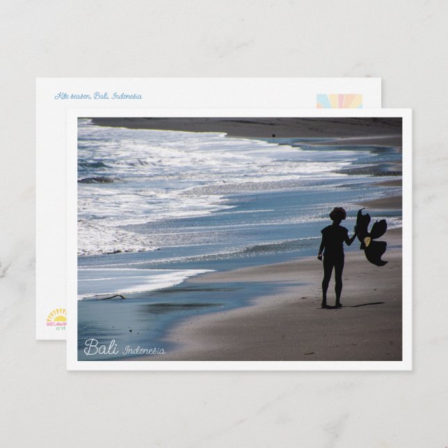 Bali Beach Kite Festival – Travel Postcard (Front/Back)