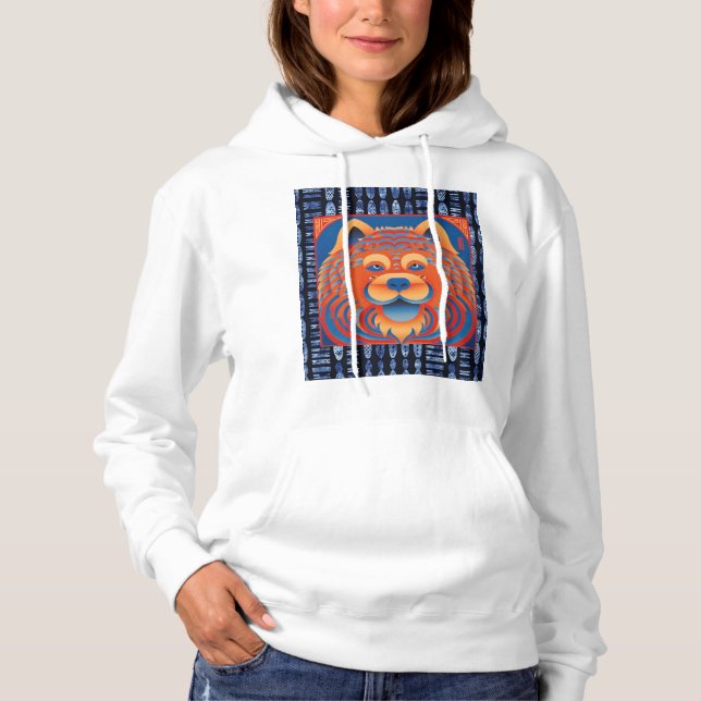BALI BLISS Chow dog  Hoodie (Front)