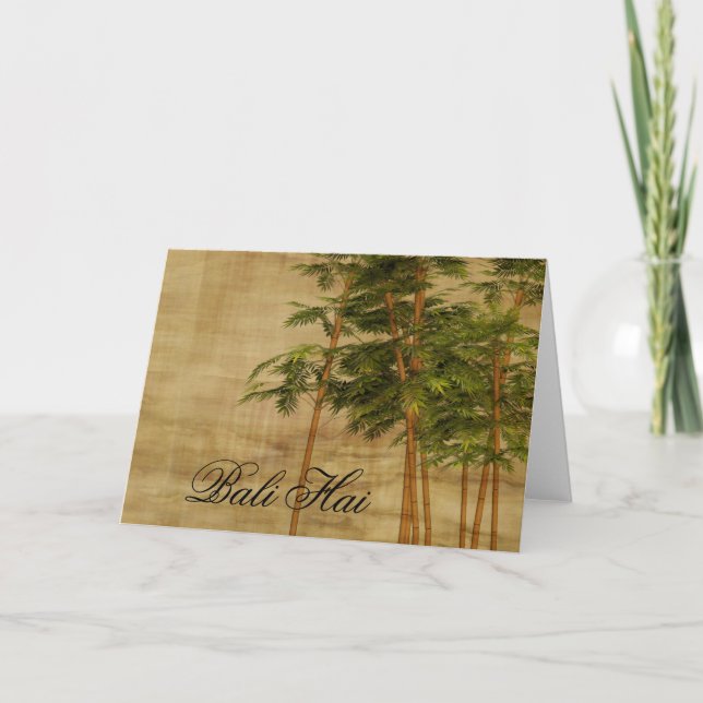 Bali Hai Home Collection   Card (Front)