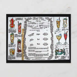 Bali Hai Pontchartrain Beach Drinks Postcard