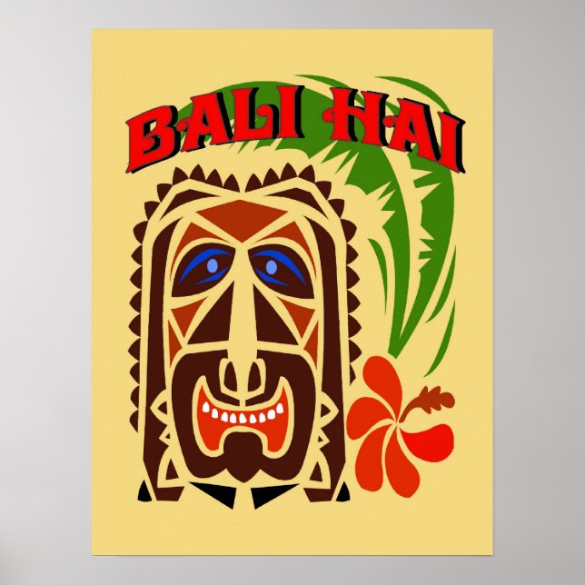 Bali Hai Tiki Club Poster (Front)