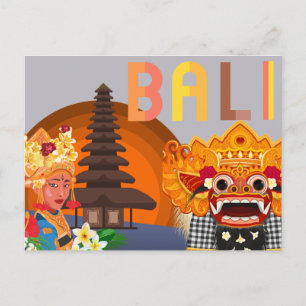 Bali Holiday Postcard