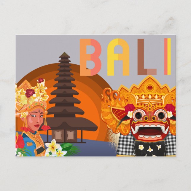 Bali Holiday Postcard (Front)