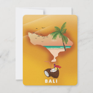 Bali illustrated map
