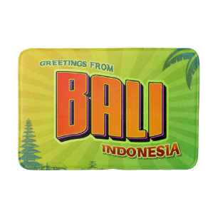 Bali Indonesia Bathroom Mat
