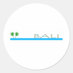 Bali, Indonesia Classic Round Sticker