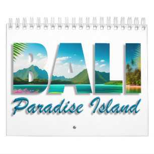 Bali Indonesia is Paradise Island 12 month Calendar