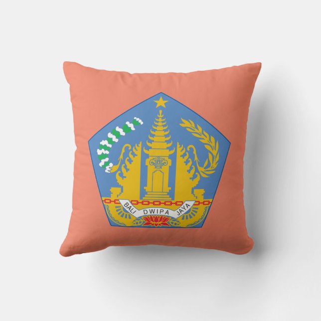 Bali, Indonesia (Lesser Sunda Islands) Cushion (Back)