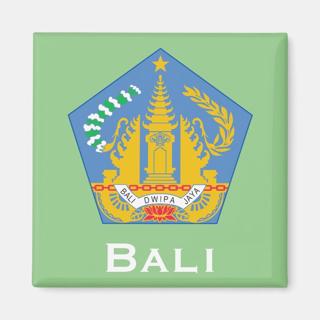 Bali, Indonesia (Lesser Sunda Islands) Magnet (Front)