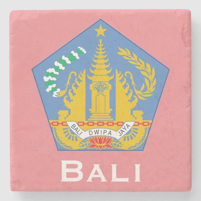Bali, Indonesia (Lesser Sunda Islands) Stone Coaster (Front)