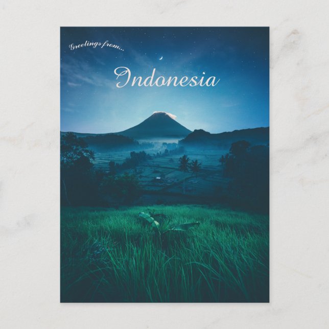 Bali Indonesia Postcard (Front)