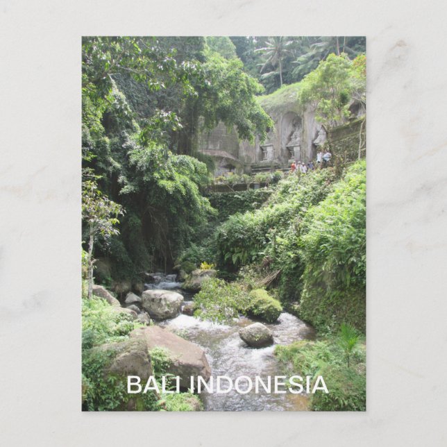 Bali Indonesia Postcard (Front)