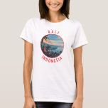 Bali Indonesia Retro Distressed Circle T-Shirt<br><div class="desc">Bali retro vector travel design. Bali is an island in Southeast Asia that's known for its beaches,  temples,  and culture. It's also home to marine life,  safari parks,  and art.</div>