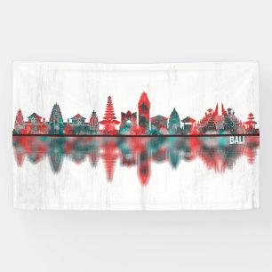 Bali Indonesia Skyline Banner