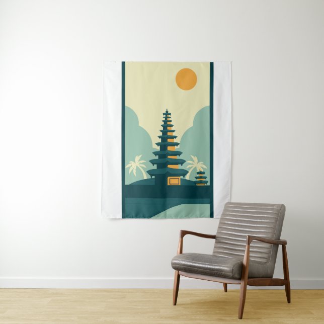 Bali Indonesia Tapestry (In Situ)