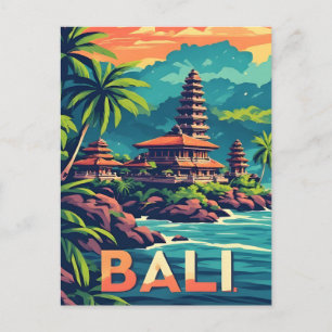 Bali Indonesia Travel Keepsake For World Travelers Postcard