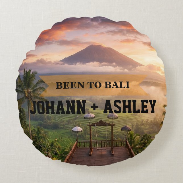 Bali Indonesia Travel Souvenir Throw Pillow (Front)